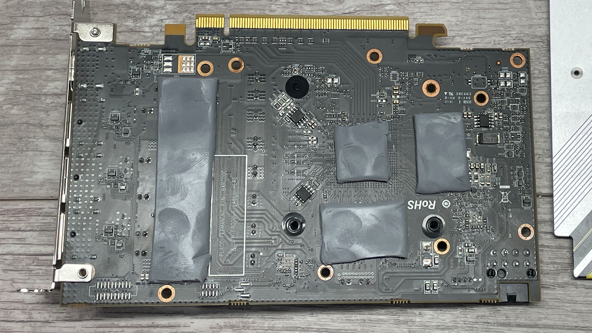 Measuring GPU thermal pad thickness for replacement (RTX 3080) 