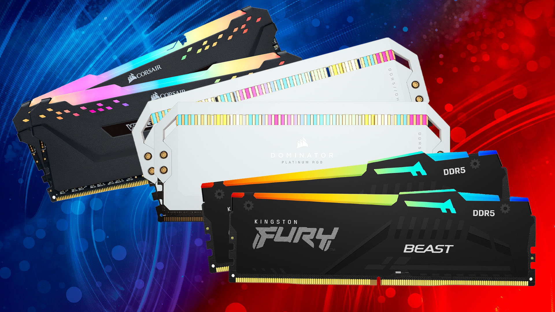 Kingston Fury Beast White RGB - 2 x 16 Go (32 Go) - DDR5 6000 MHz